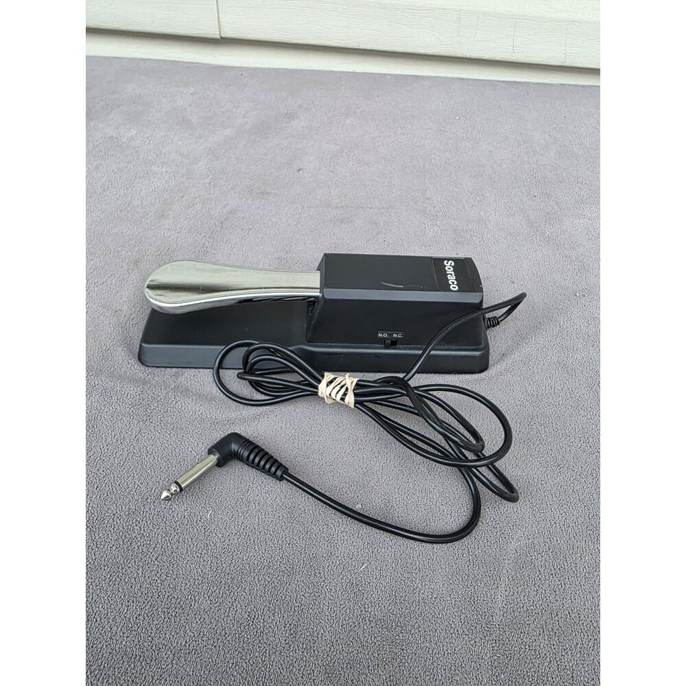 Soraco Sustain Pedal Universal for Piano Keyboard MIDI – Polarity Switch